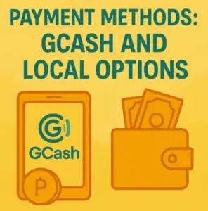 payment methods gcash and local options