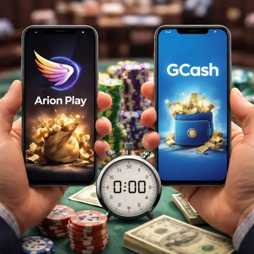 Arion Play vs GCash Withdrawal Speed, Arion Play vs GCash withdrawal speed comparison 2026, average payout time Arion Play vs GCash casinos